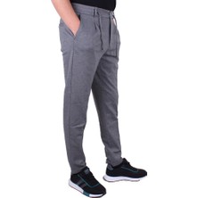 Dagoster DMG23-611275 Gri Normal Bel Double Paça Flota Cepli Erkek  Pantolon