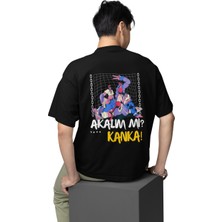 Terzili Giyin Unisex Grafik Anime Akalım Mı Kanka Baskılı Tshirt