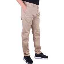 Twister Togo 728 Bej Yüksek Bel Rahat Paça Erkek Kanvas Pantolon