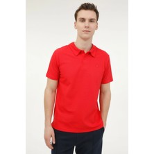 LUMBERJACK MB CT953 POLO T-SH 5FX Kırmızı Erkek Kısa Kol T-Shirt 101939528