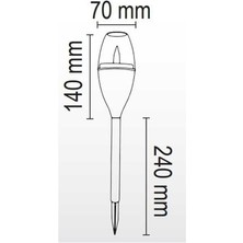 3W Solar Çim Armatürü