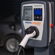 Cks Enerji 22KW 3 Faz 32A Tip 2 Soketli Elektrikli Araç Şarj Istasyonu Duvar Tipi