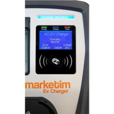 Cks Enerji 22KW 3 Faz 32A Tip 2 Soketli Elektrikli Araç Şarj Istasyonu Duvar Tipi