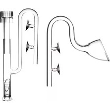 Aquapro Lilly Premium Glass Pipe 16MM Dış Filtre Cam Emiş Basış