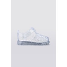 Igor Tobby Gloss Glitter Kız Çocuk Şeffaf Simli Sandalet S10308-091