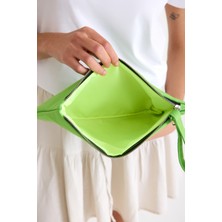 Simfa Premium Kadın Renkli Astarlı Fermuarlı Clutch El Çantası Portföy
