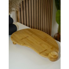 Badehome Decoration Doğal Bambu Oval Sunum Tabağı