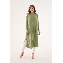Yanları Yırtmaçlı Sandy Tunik