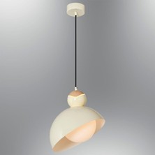 Pastel Tekli Sarkıt Krem