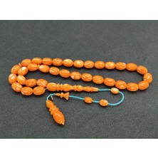 İskeçe Tesbih Başka Yerde Yok! Dalgıç Usta Eseri Nadir Malzeme Fransız Galalit Sertifikalı 7303