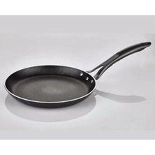 26 cm Krep Tava Siyah / Tek Ebat