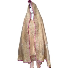 3 Lü Abiye Takım. Pantalon+ Tunik ve Örtü (Şal).tesettür Abiye