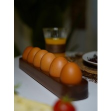 Badehome Decoration Doğal Akasya Long Yumurtalık 6 Gözlü