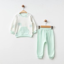 Eslenza Erkek Bebek Fil Desenli 2'li Takımı