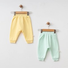 Eslenza Bebek 2'li Bady Pantolon - Sarı ve Mint Yeşili