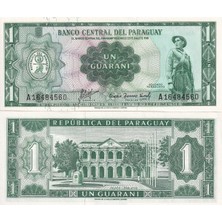 Emir Collection Paraguay 1952 Yılı 1 Guarani (Unc) Koleksiyon Para