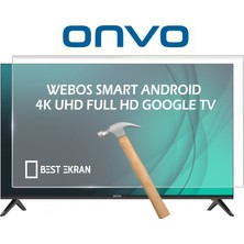 Best Ekran Onvo 43" inç 109 Ekran Tv Ekran Koruyucu Webos Android Uhd 4k-8k Smart Led Qled Oled uyumlu
