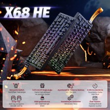 Beast eSpor Attack Shark X68 HE Manyetik Switch 8k Hz 0.125 Ms Klavye