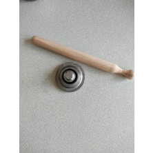 Ustası Antepte Içli Köfte Aparatı No:8 ( 5,8 Cm) +Köfte Incelticı Ahşap Çubuk
