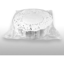 Cpc Plastik Ambalaj Dantel Kağıt Bardak Altlığı 12 cm 2500 Adet