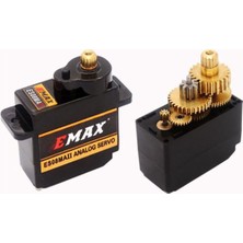 Robiz Emax ES08MA Iı 12GR Analog Servo Motor Mini Metal Dişli 1.8kgcm Tork Rc Uçak Drone Robot