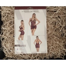 Lia Underwear Tül Gecelik Ip Detaylı