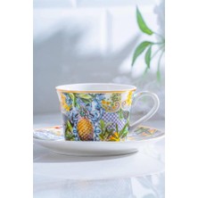 Capri 6 Kişilik Çay Fincanı Desen1