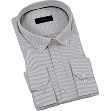 Erkek Büyük Beden Klasik Tek Cepli Uzun Kol Gömlek BGL-ST04341