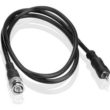 Bnc To Rca Kablo 1 Metre Video Ses Sinyal Taşıyıcı Konnektör