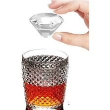 Ozcmax Diamond Elmas Şeklinde Buz Kalıbı 18 Bölmeli