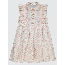 Civil Girls Kız Çocuk Elbise 6-9 Yaş Pembe