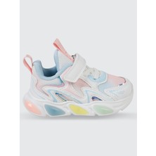 Civil Sport Kız Çocuk Spor Ayakkabı 22-25 Numara Beyaz-Pembe