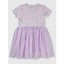 Civil Girls Kız Çocuk Elbise 2-5 Yaş Lila