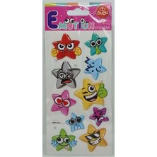 Bu-Bu Damla Stıckers Puffy Yıldızlar 12,5X23,5