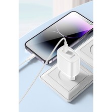 Yesido 10.000mAh Dijital Powerbank 16GB Flash Bellek Airpods Kulaklık 12W Hızlı Şarj Aleti Kablo 5in1 Set