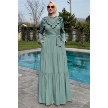 Rabia Şamlı Jale Elbise Çağla
