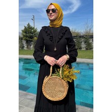Rabia Şamlı Jale Elbise Siyah