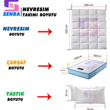 Lüks Dayanıklı Yumuşak Pamuklu Çift Kişilik Nevresim Takımı Seti + Lastikli Çarşaf +2 Yastık kılıflı