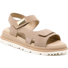 Kadın Sandalet RC-25Y-201-M15 John May Bej Süet