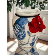Blue Bird  Handmade Vazo