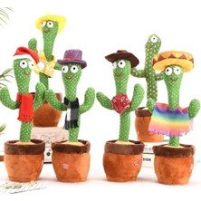 Oynayan Konuşan Taklitçi Işıklı Kaktüs Oyuncak Oynayan Konuşan Kaktüs