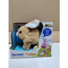 Peluş Oyuncak Hareketli Kulak Sesli Yürüyor Tavşan