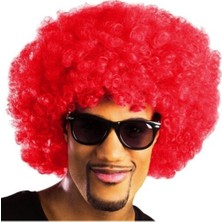 Ozcmax Kabarık Bonus Peruk Saç - Kırmızı