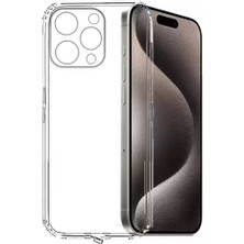Etiget iPhone 15 Pro Max 2'in 1 Set Şeffaf Silikon Kılıf + Esd Temperli Cam Ekran Koruyucu