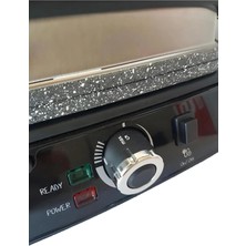 Fms Granit Panini Grill Kollu Tost Makinası Gri