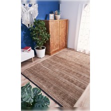 Apex Halı Gloria 4002 Bej Antibakteriyel Yıkanabilir Kaliteli Modern Şık Kilim
