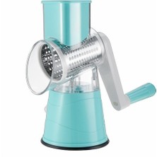 Ozcmax Tutma Kollu Çevirmeli Pratik Rulo Rende Drum Grater