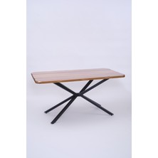 Kütük Mdf Boyalı Lak Panel Mutfak Yemek Masası 90 x 160