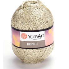 Yarnart Bright -120- Parlak Metalik ve Ince Örgü ipi%80 Poliamit – %20 Metalik Polyester 90Gr 340METRE