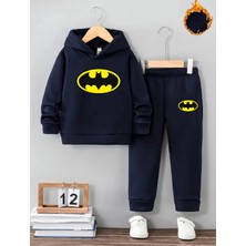 Kışlık Kız Erkek Çocuk Eşofman Takımı 5 6 7 8 9 10 11 12 Yaş Unisex Batman